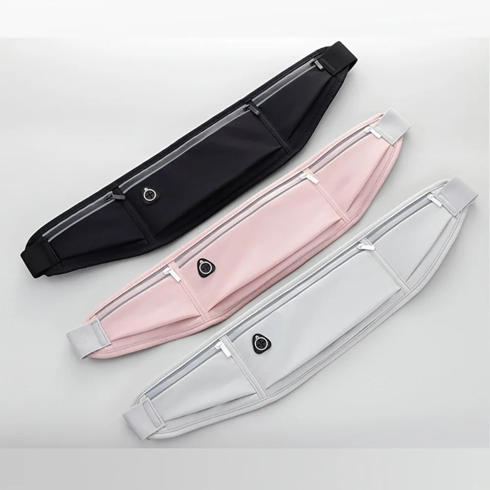 New Running Waist Bag Professional Men Women Elastic Waist Pack with Adjustable Strap Hidden Gym Sports Bags Mobile Phone Case