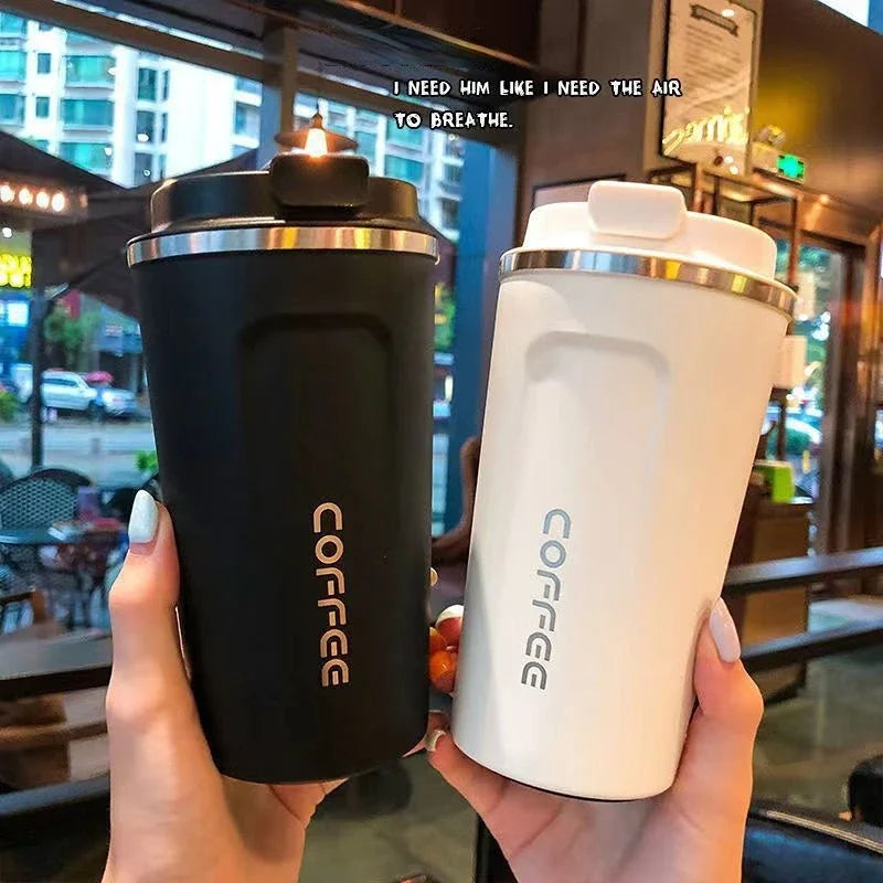 Stainless Steel Thermos Travel Mug | Leak-Proof & Insulated