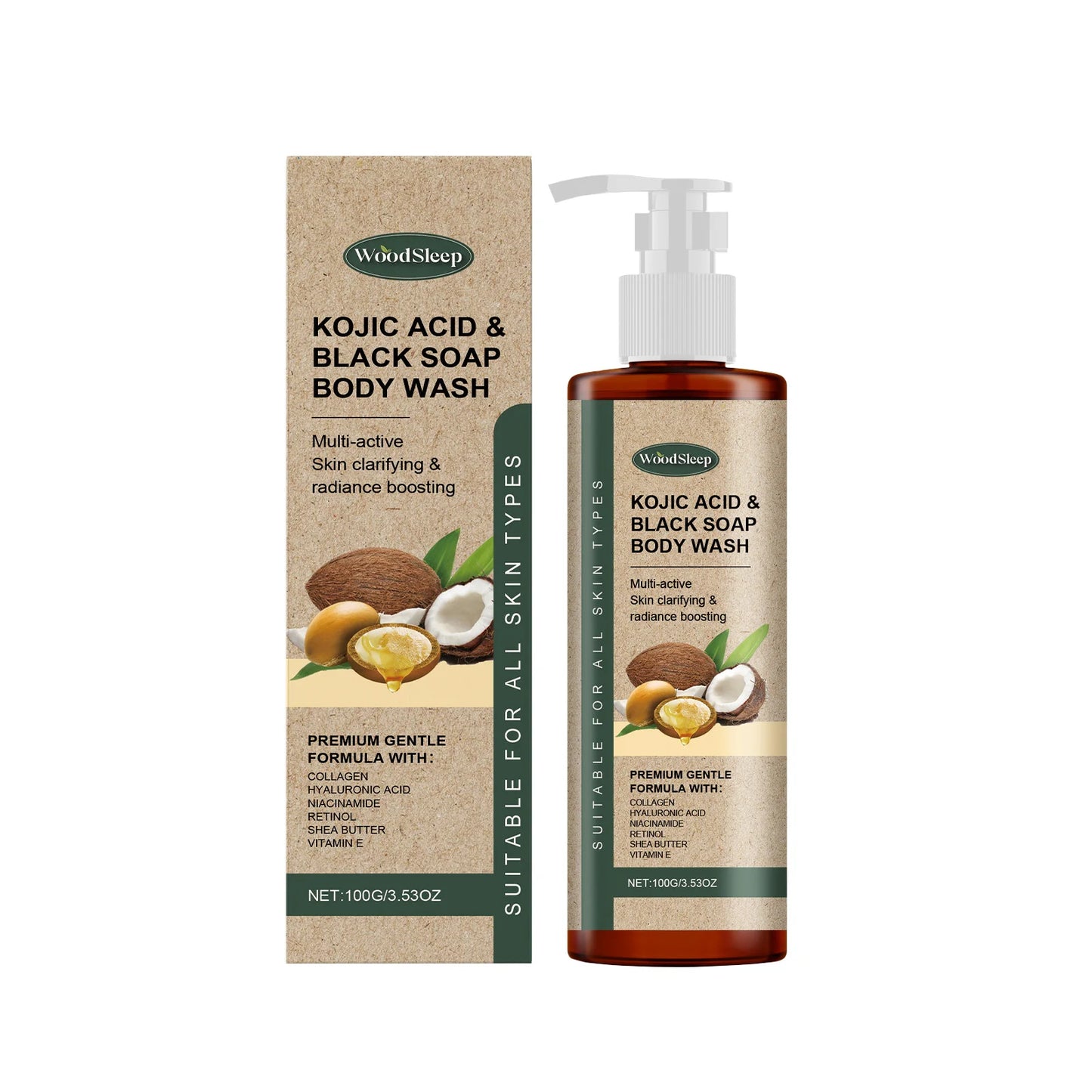 Collagen Shower Gel | Brighten Skin & Control Oil