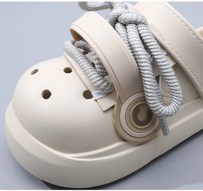 Stylish Women Summer Sandals | Comfortable Lace-Up Clogs for All