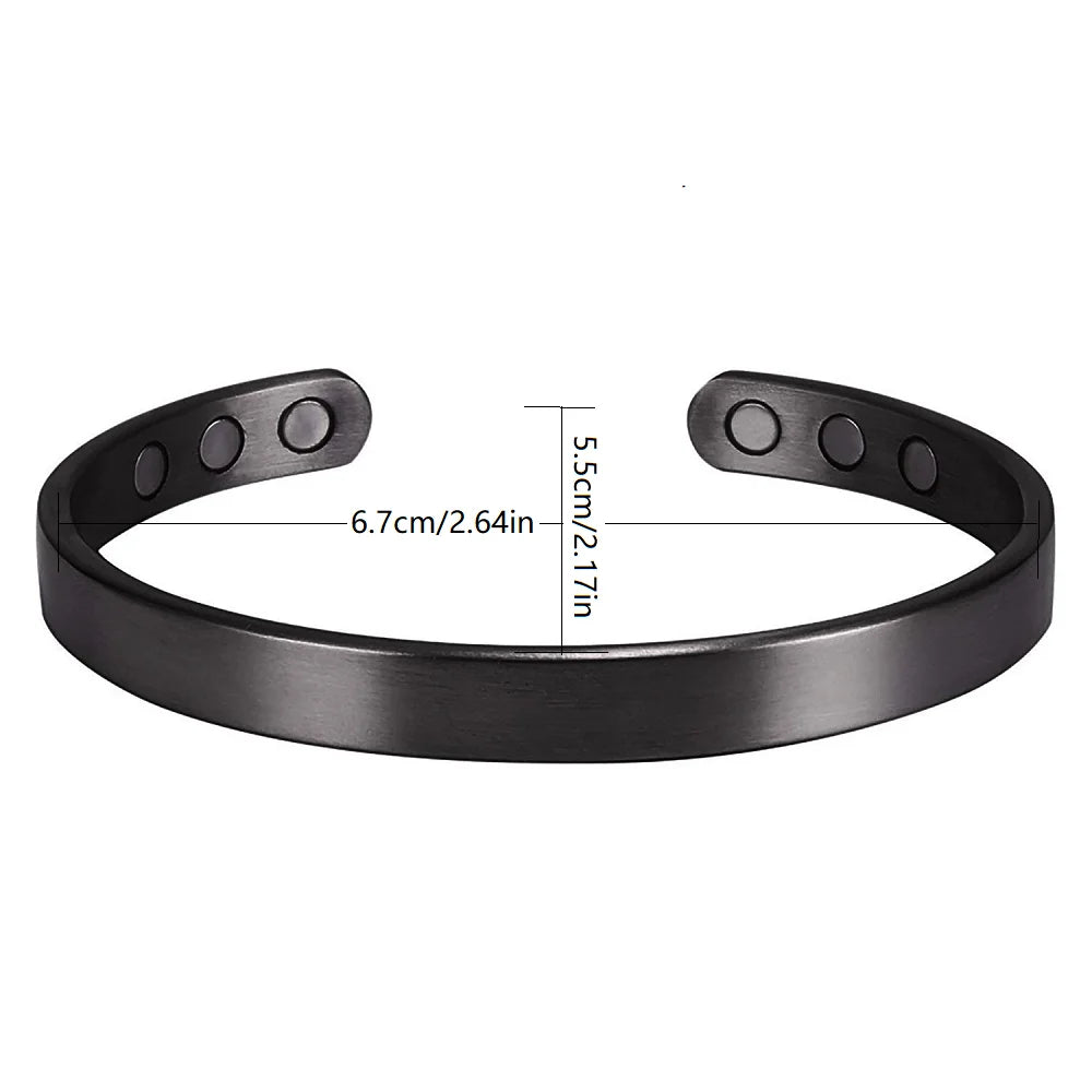 Unisex Vintage Healing Jewelry | Celtic Knot Magnetic Bracelet Set