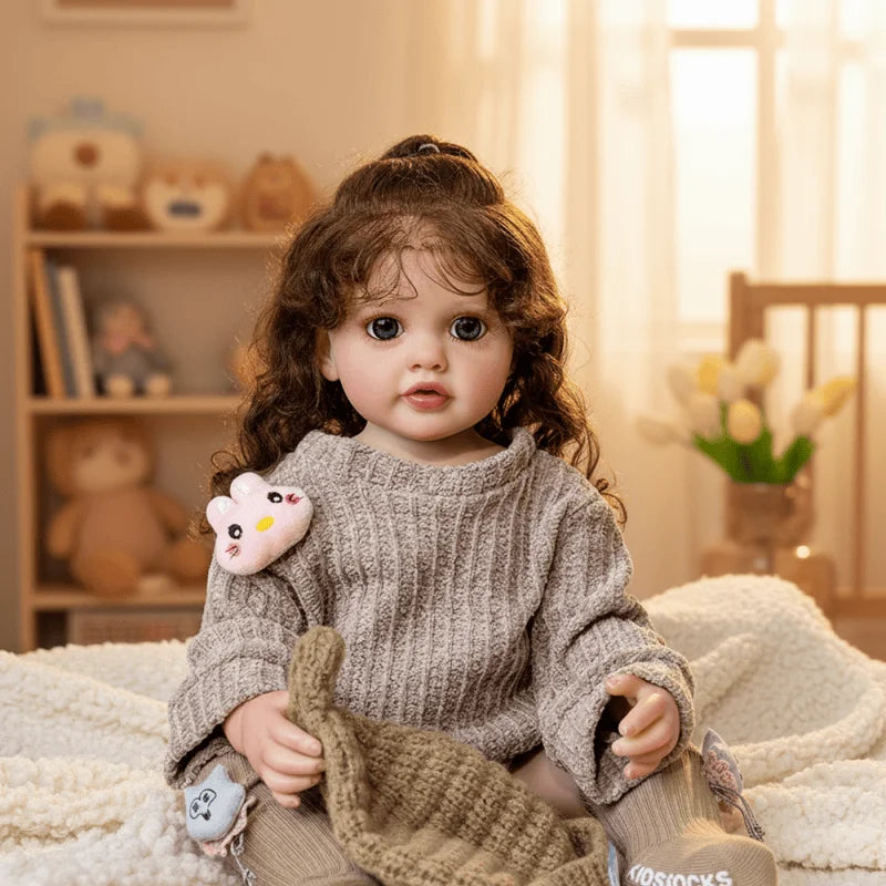 Muñeca Reborn Realista | Juguete Realista de Cuerpo Completo para Bebés