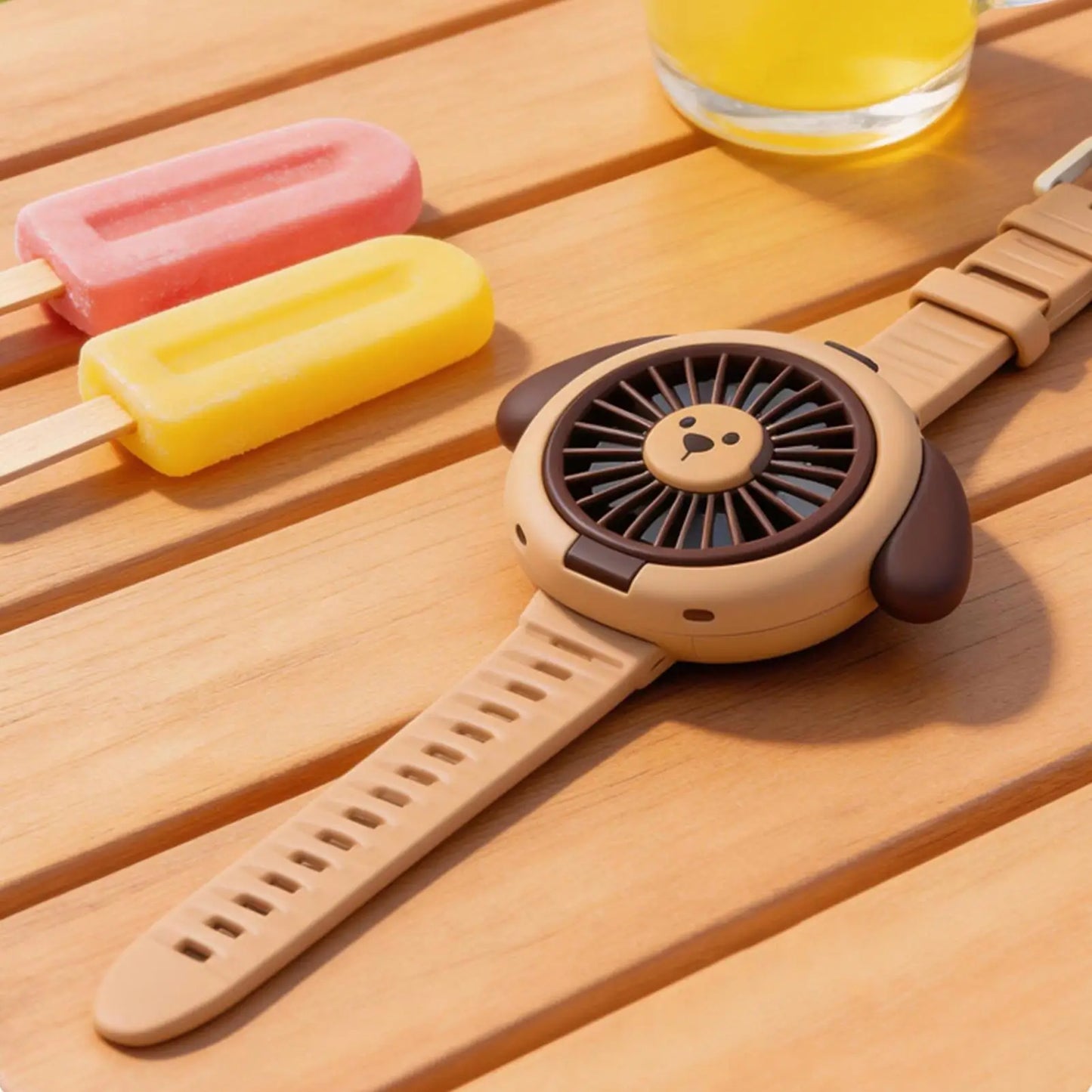 Wearable Portable Fan | 3 Speed Watch Shape Air Cooler