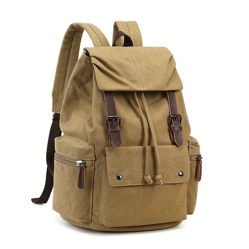 Stylish Large Capacity Canvas Backpack | Unisex Travel Bag