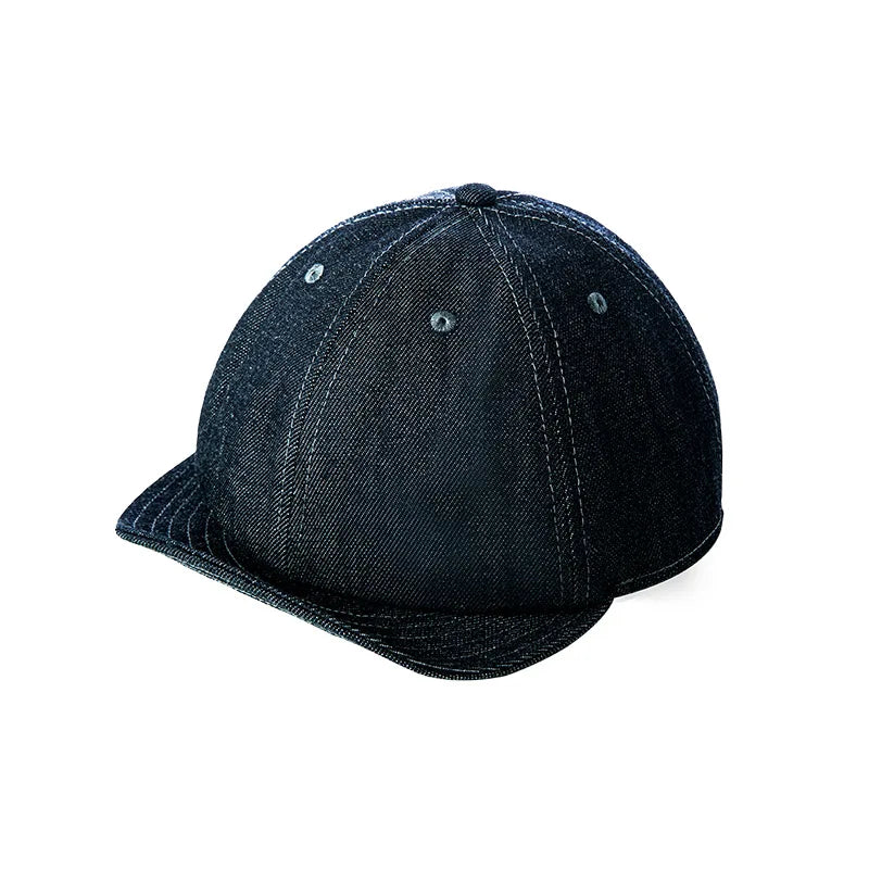 Men's Oversize Denim Golf Cap | Stylish Casual Newsboy Hat
