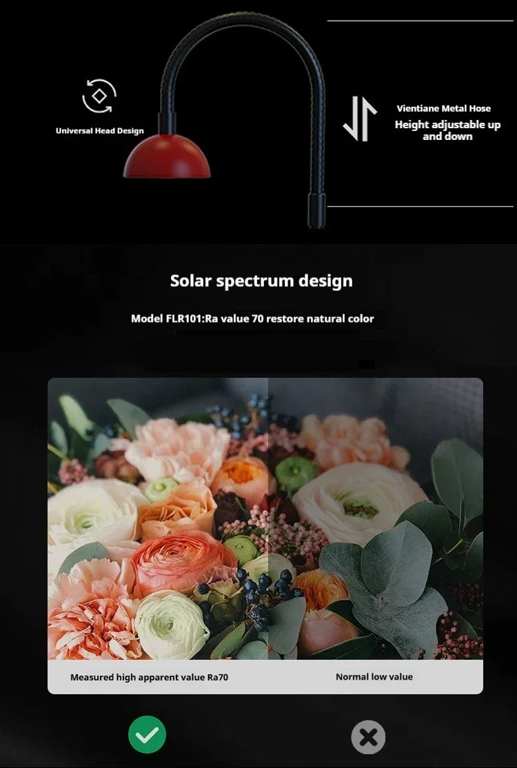 Indoor Plant Growth Lamp with Timer for Optimal Plant Care