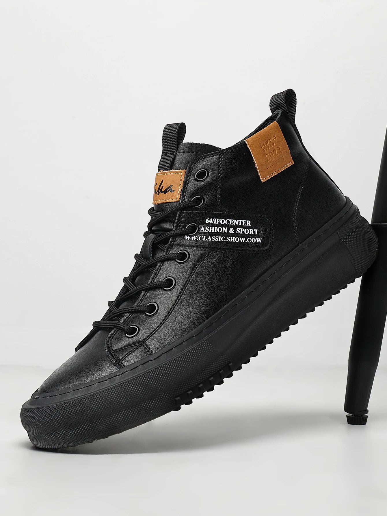 Men's High-Top Fashion Sneakers | Trendy Autumn & Winter Shoes