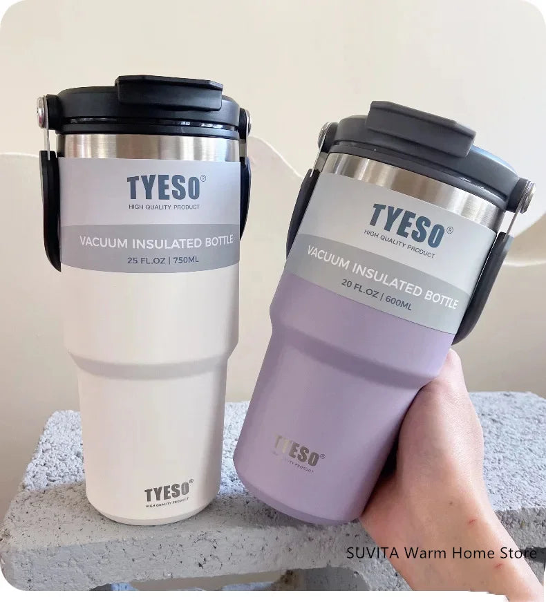 Large Capacity Stainless Steel Coffee Tumbler | Thermal Insulated Mug
