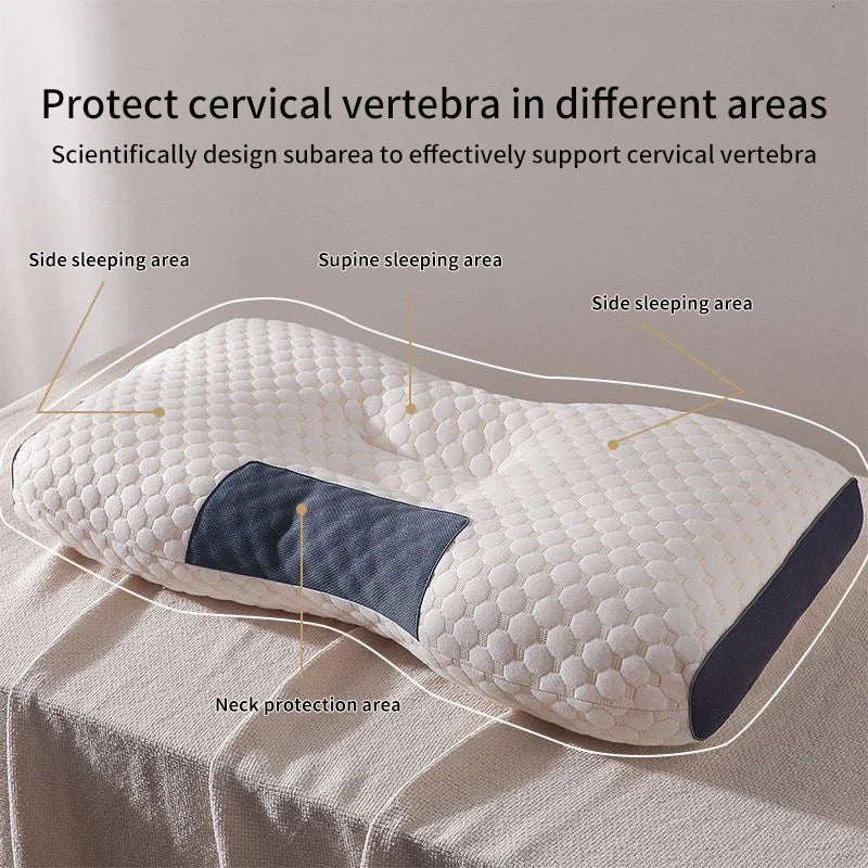 Cervical Orthopedic Neck Pillow for Sleeping Memory Massage Pillow Neck Support Relief Pain Spine Alignment Adult Bed Pillow