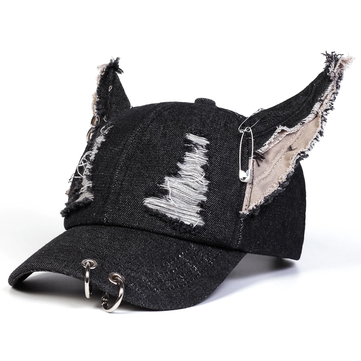 Gorra de béisbol de vaquero unisex con bonito diseño de orejas | Gorra casual ajustable