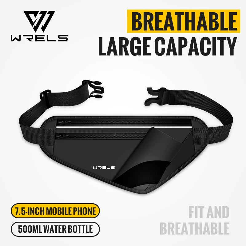 Adjustable Running Hydration Belt with Water Bottle Holder