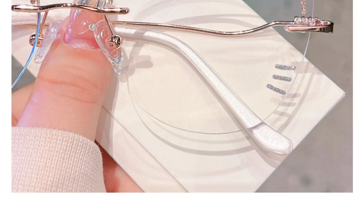 Stylish Rimless Women's Optical Prescription Glasses | 2026 Trends