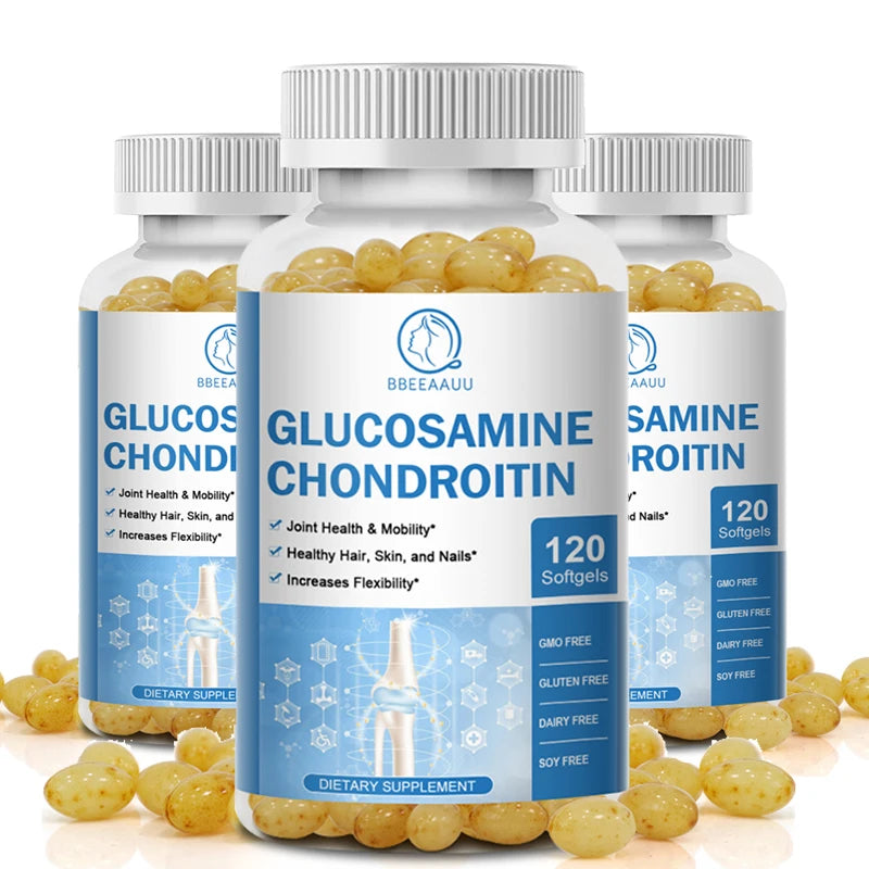 Vitamin D Glucosamine Chondroitin Capsules for Joint Relief