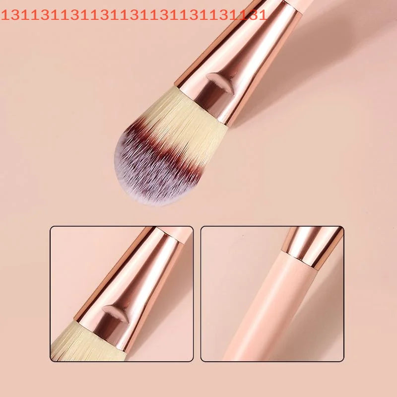 Multifunction Wooden Handle Facial Foundation Brush | Soft Fiber Makeup Mask Brush Tool 2026