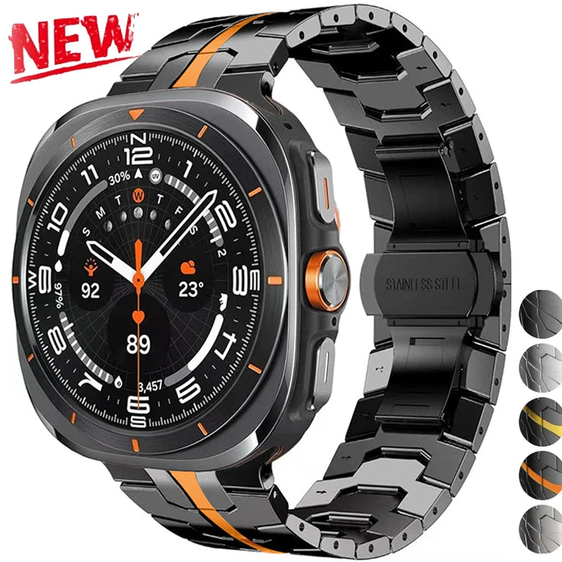 Luxury Titanium Band for Galaxy Watch Ultra 47mm | Metal Bracelet