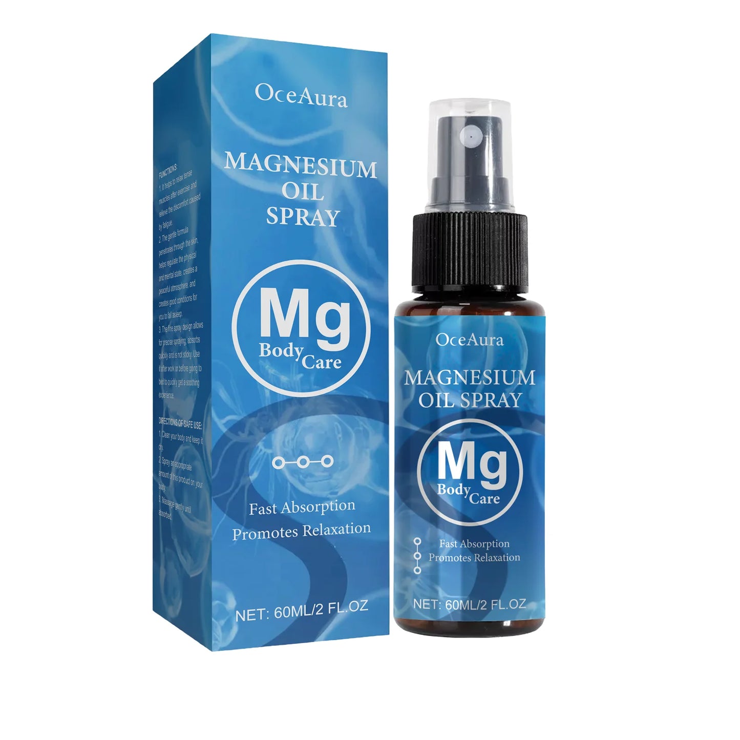 Magnesium Oil Spray for Relaxation & Muscle Relief | Better Sleep