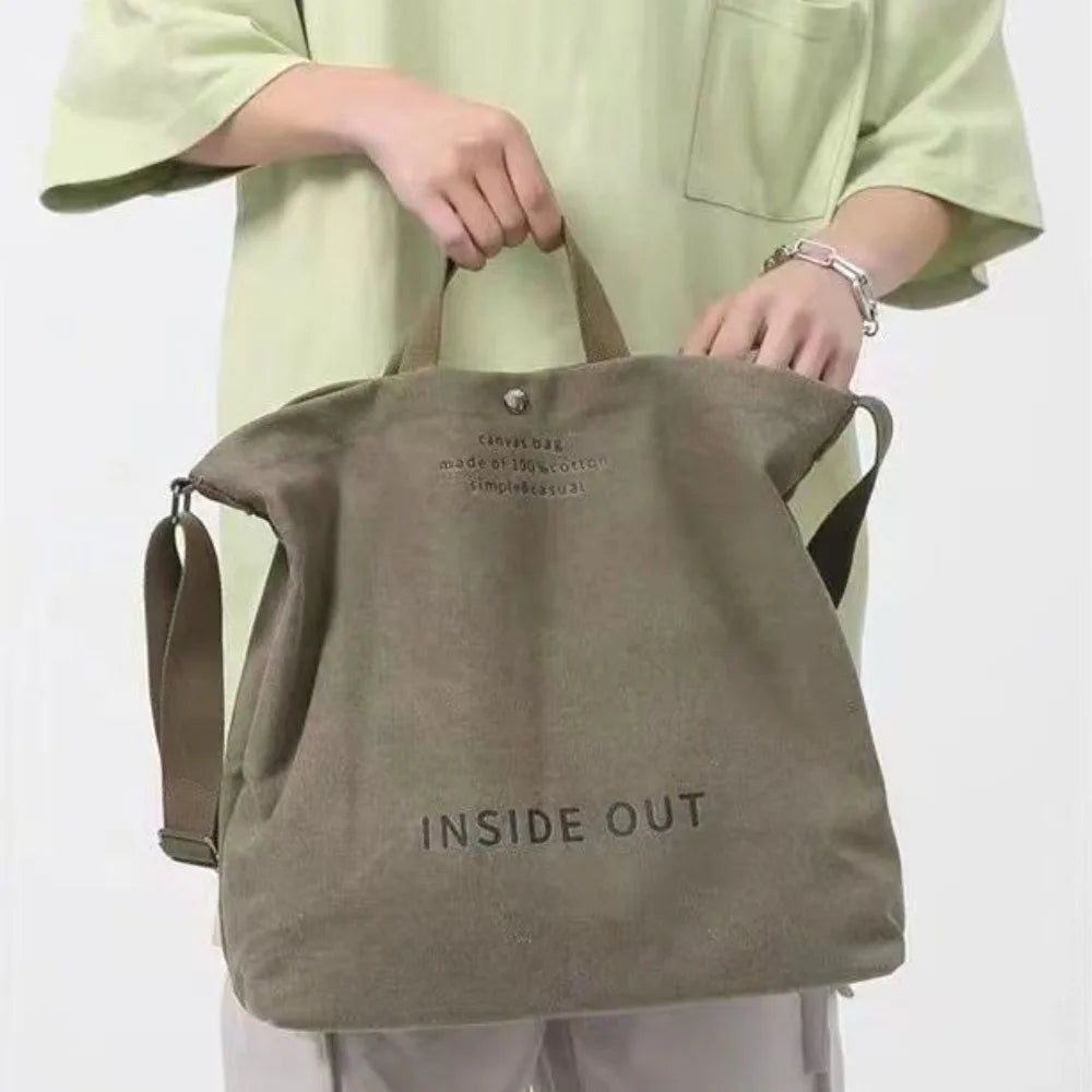 Large Canvas Shoulder Tote Bag | Stylish & Functional Handbag