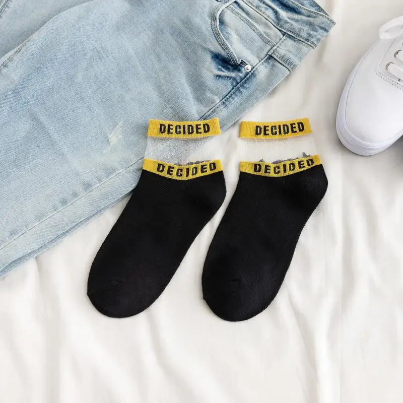 Cute Patterned Cotton Crew Socks for Women | Fun & Stylish Designs