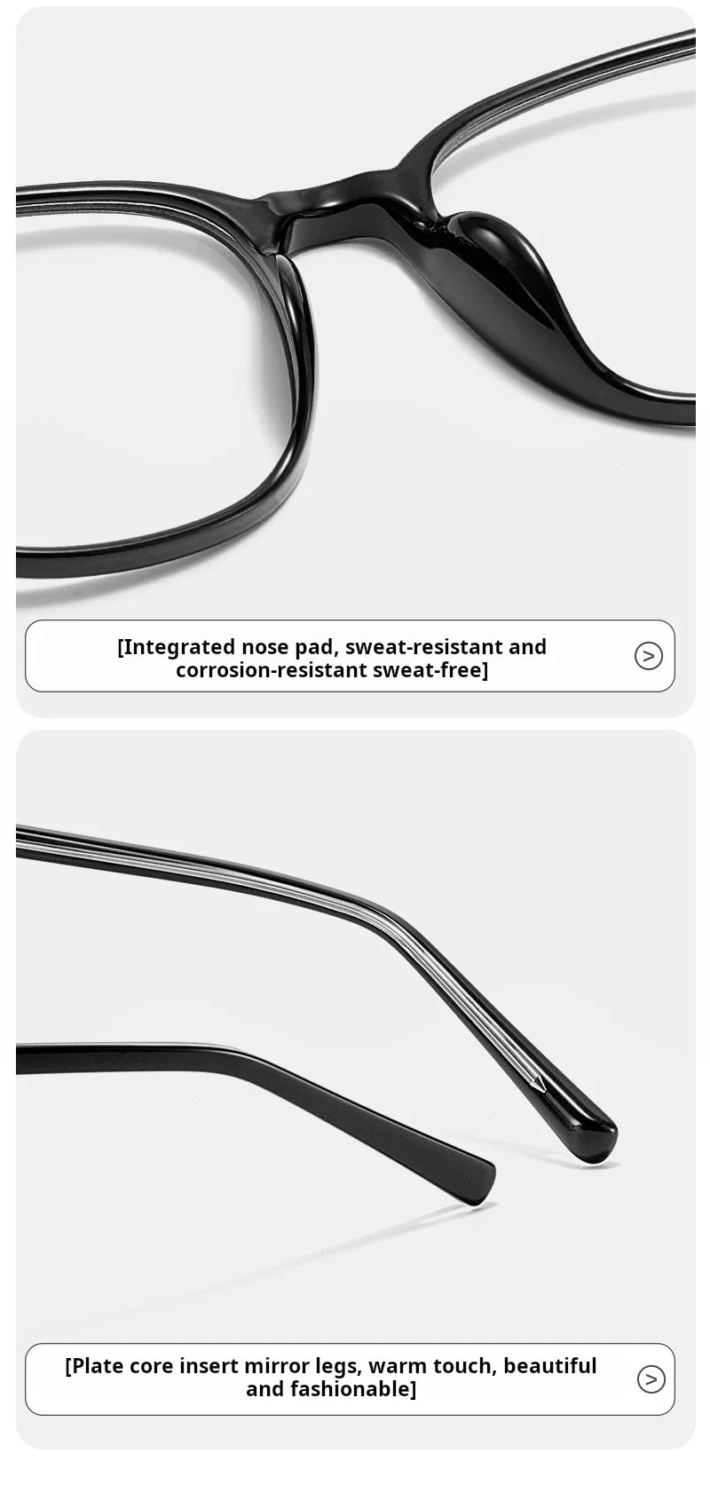 Retro Oval Multifocal Prescription Glasses for Everyone