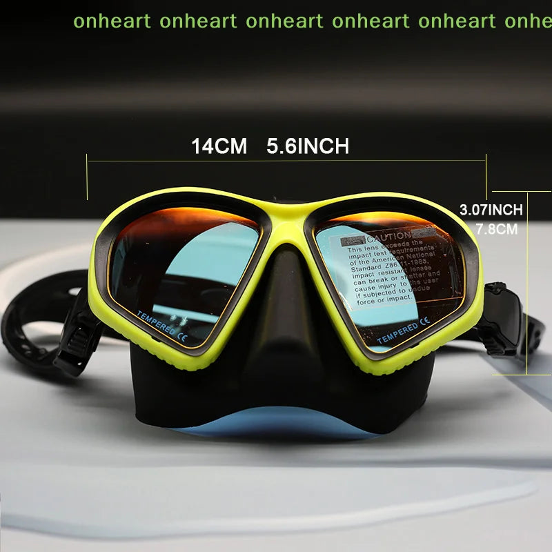 Foldable J-Type Diving Mask with Camera Mount | Snorkeling Set
