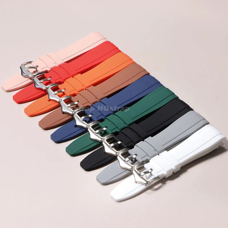 High Quality Silicone Watch Band | 20mm & 22mm Waterproof Straps