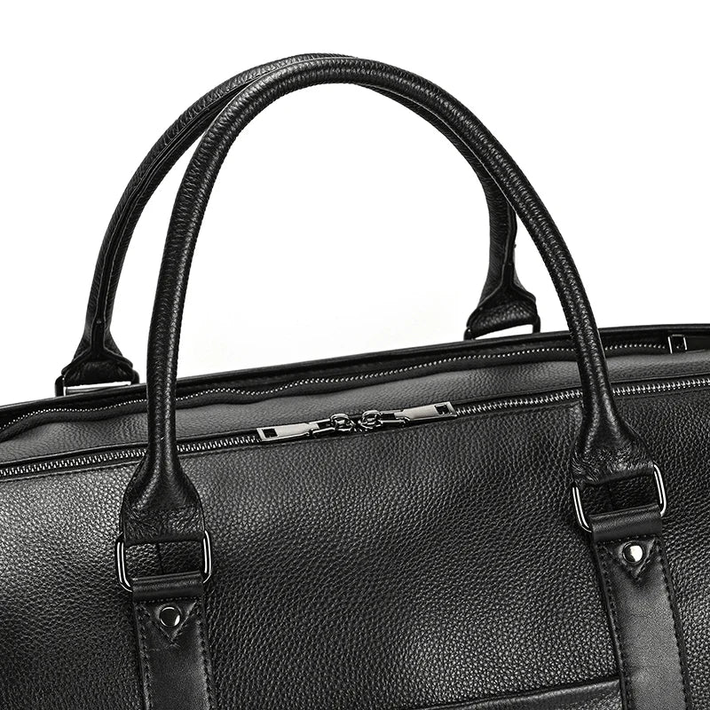 Luxury Genuine Leather Travel Bag for Men & Women | Versatile Duffle
