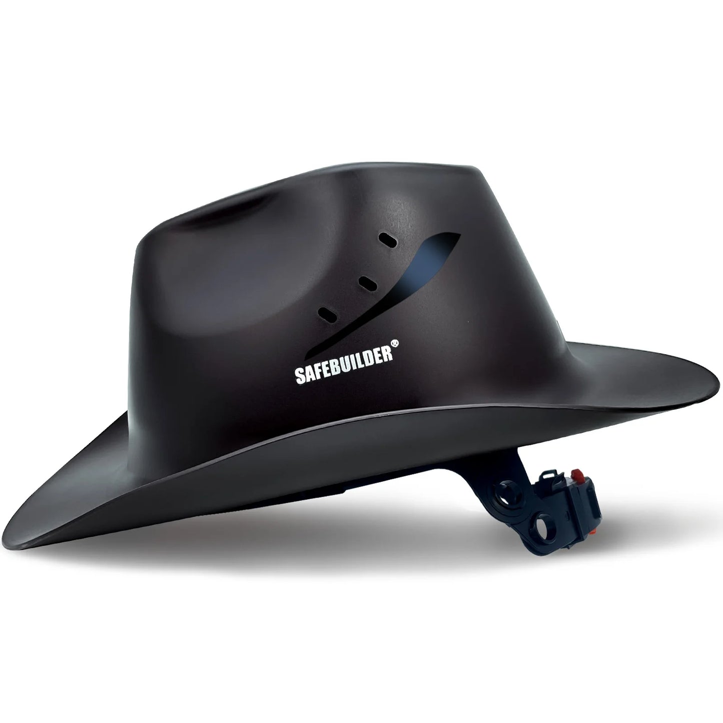 Vented Cowboy Safety Hard Hat | ANSI Certified Full Brim Helmet