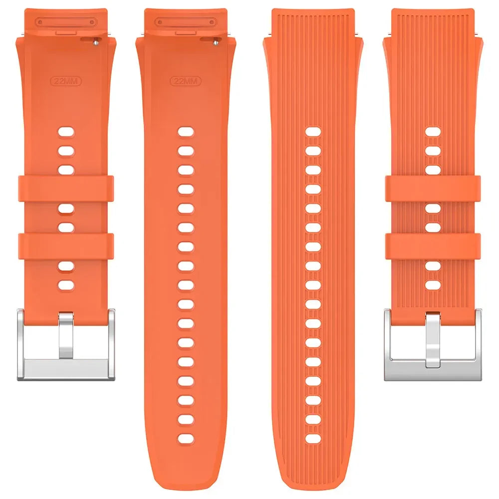 No-Gap Silicone Watch Band | Comfort Fit Sport Strap for Smartwatches