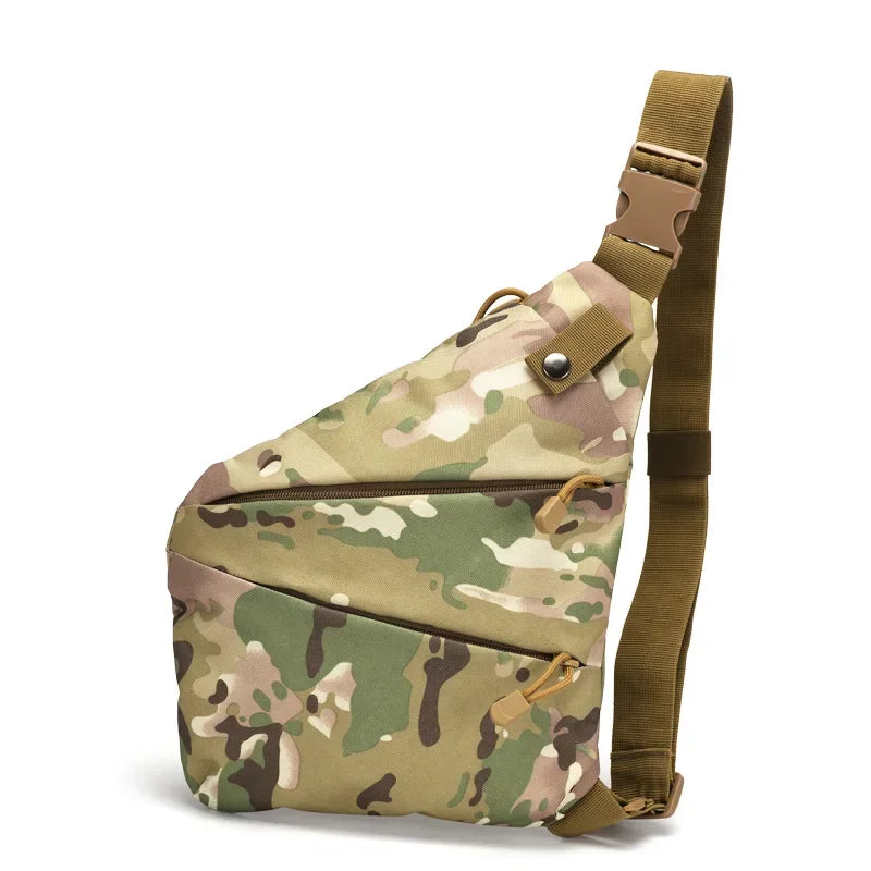 Men's Camouflage Tactical Chest Bag | Waterproof Crossbody Bag