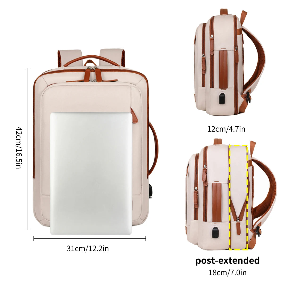 Unisex Lightweight Backpack | Travel & School Bag for Easy Carrying