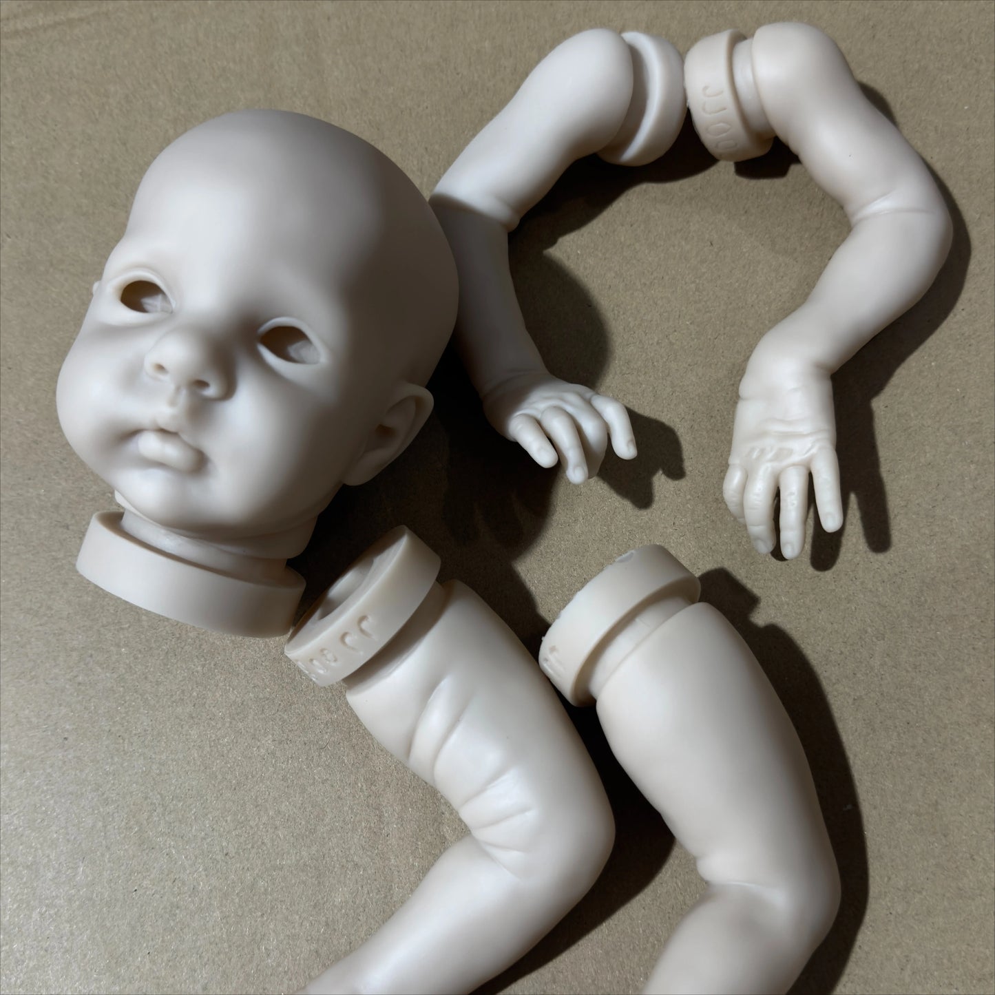 17-Inch Unfinished DIY Reborn Doll Kit | Artist Quality Doll Parts