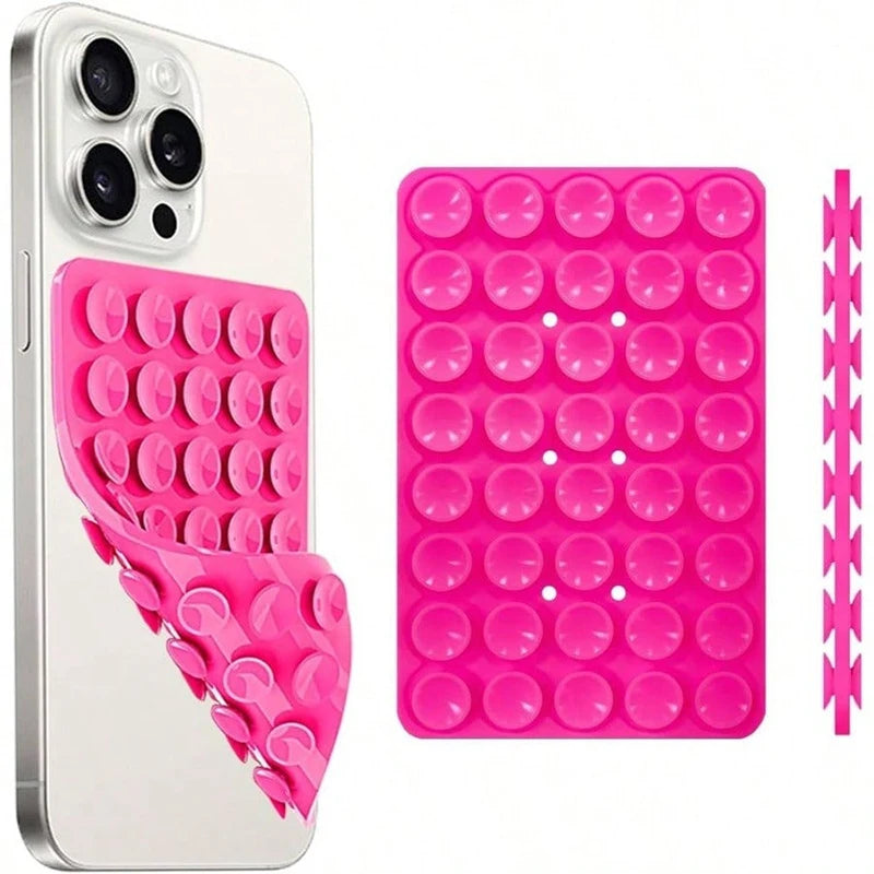 Silicone Suction Cup Phone Case Mount for Hands-Free Use