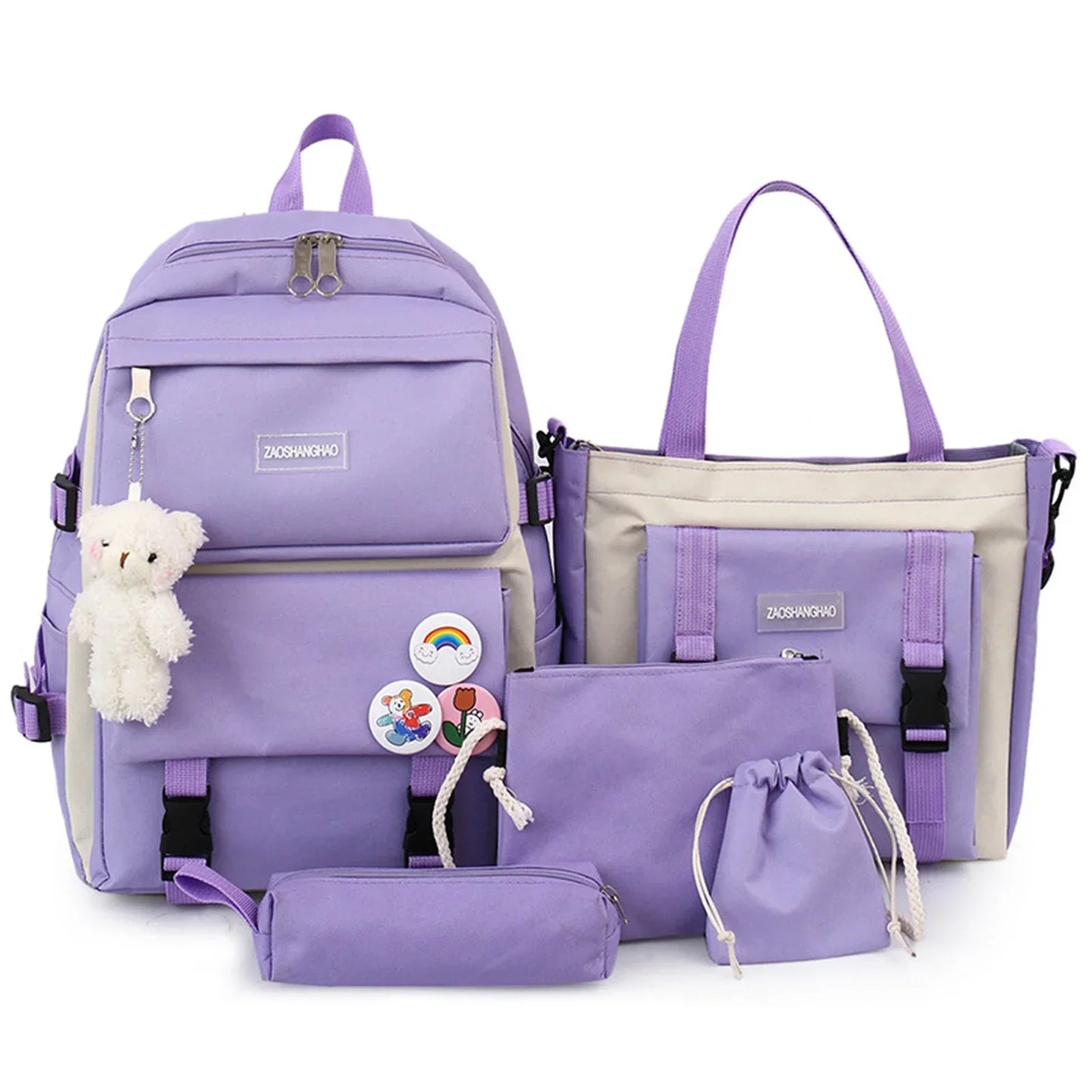 High Capacity Waterproof Backpack for Girls | Trendy School Bags