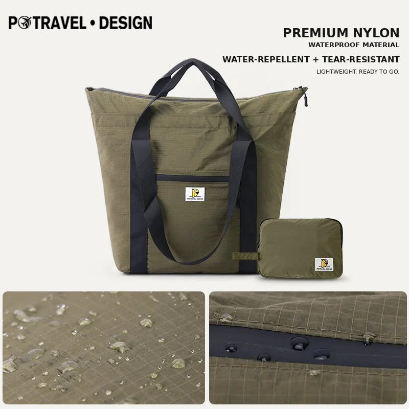 Foldable Travel Bag | Multifunctional Tote for Fitness & Swim