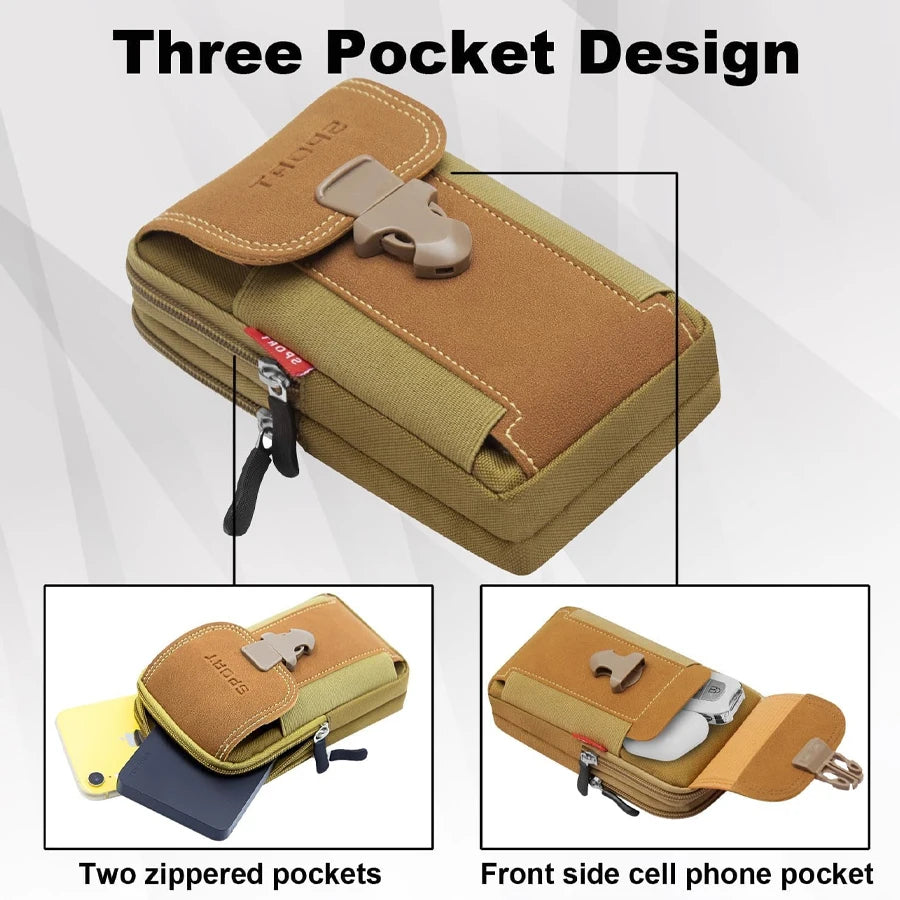 Durable Tactical Waist Pouch | Adjustable & Multi-Compartment Design
