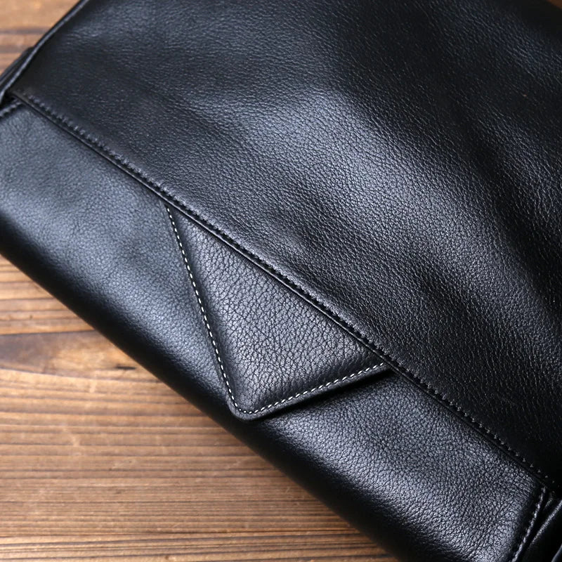 Men's Leather Crossbody Bag | Stylish Multifunctional Shoulder Bag