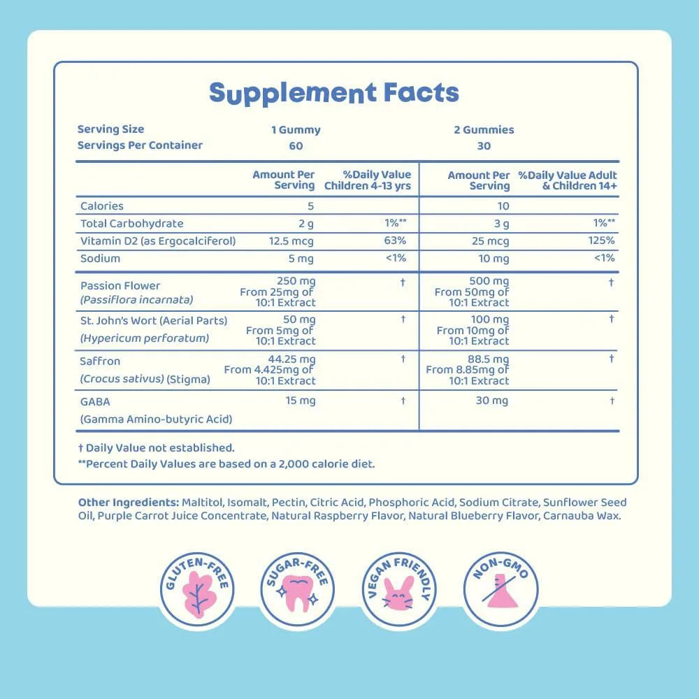 Saffron Gummies for Kids | Brain Support & Focus Boost
