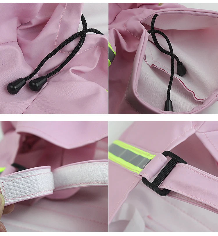 Large Dog Raincoat | Waterproof Reflective Cloak for Pets