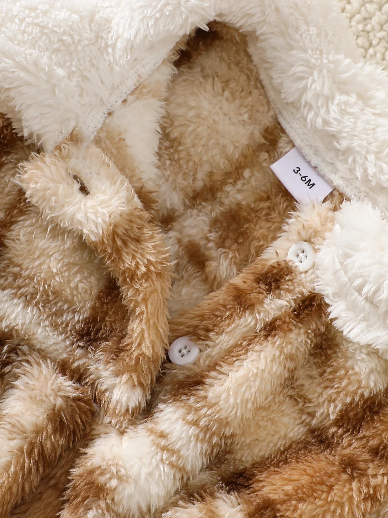 Baby Girl Plush Plaid Faux-Fur Dress | Cozy Winter Outfit