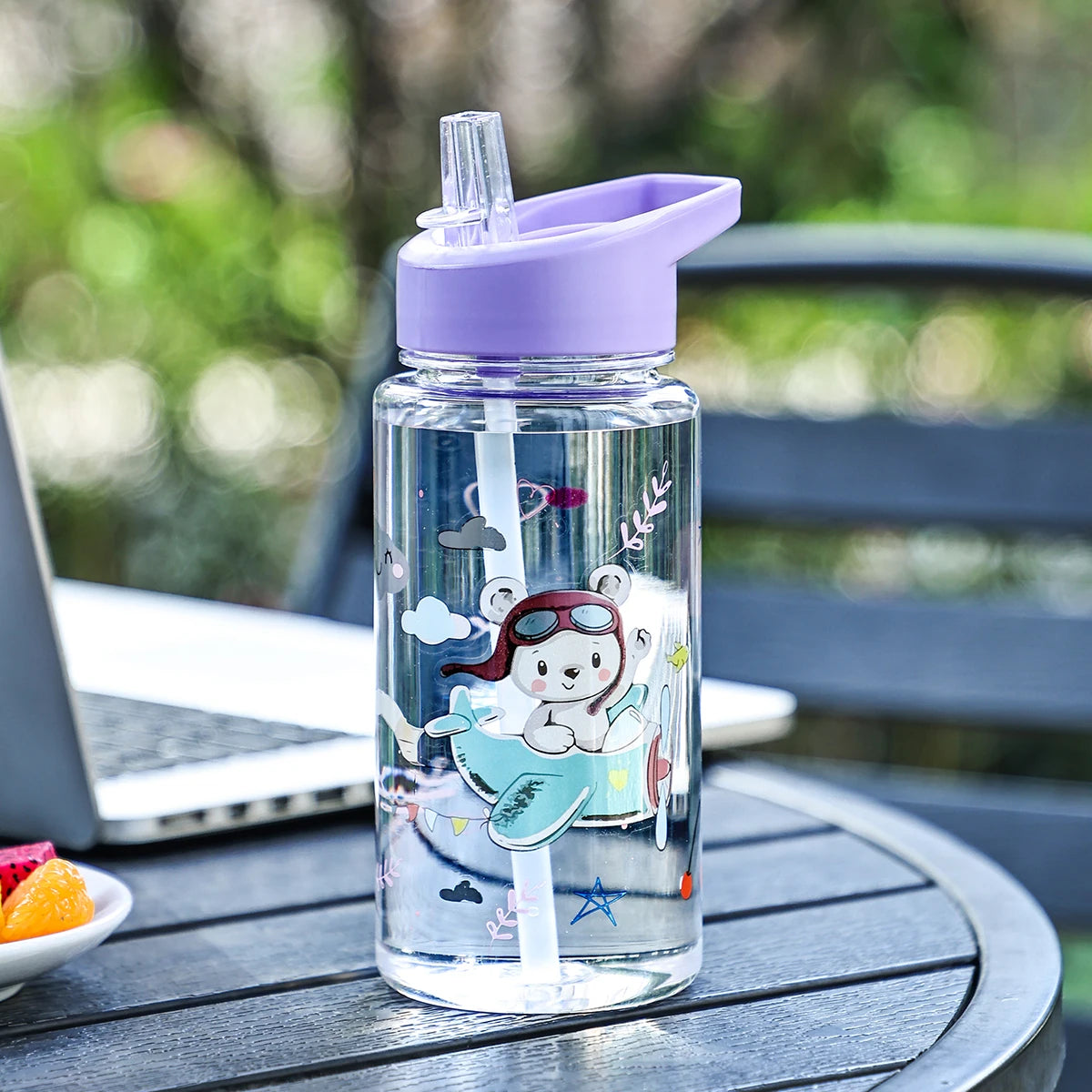 Cute Dinosaur Ice Cream Water Bottle | Portable and Fun for Outdoors