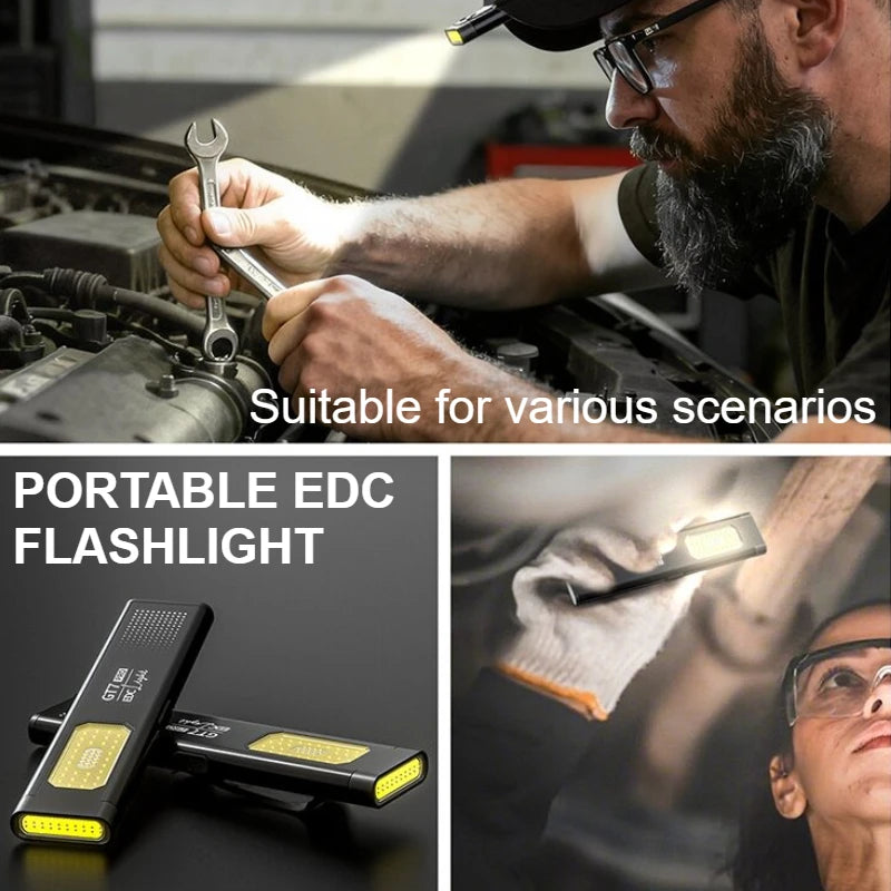 Multi-Functional LED Flashlight | Rechargeable Work Light & Camping Tool
