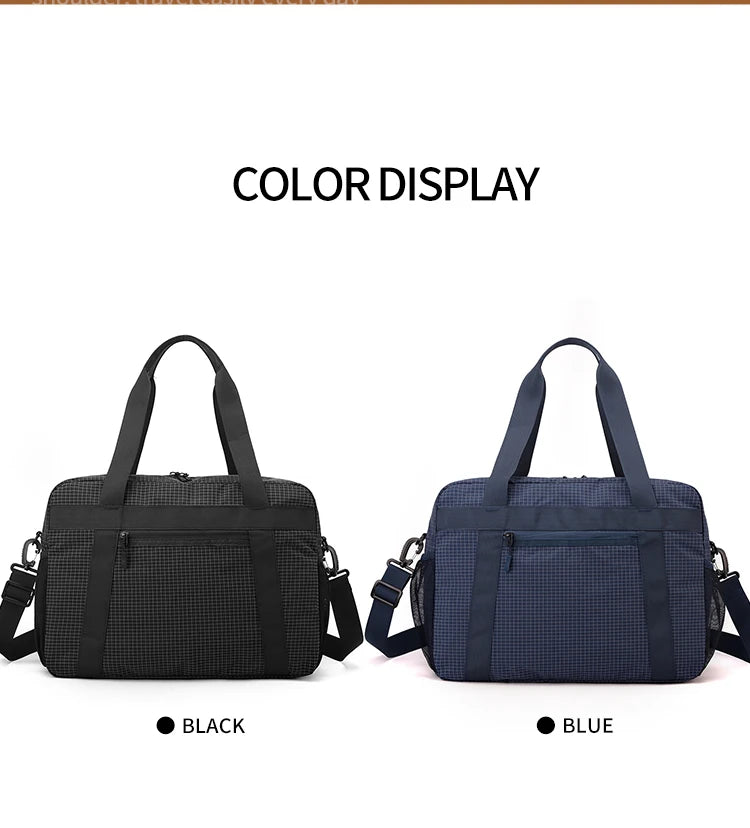 Large Capacity Nylon Tote Bag | Perfect for Travel & Gym