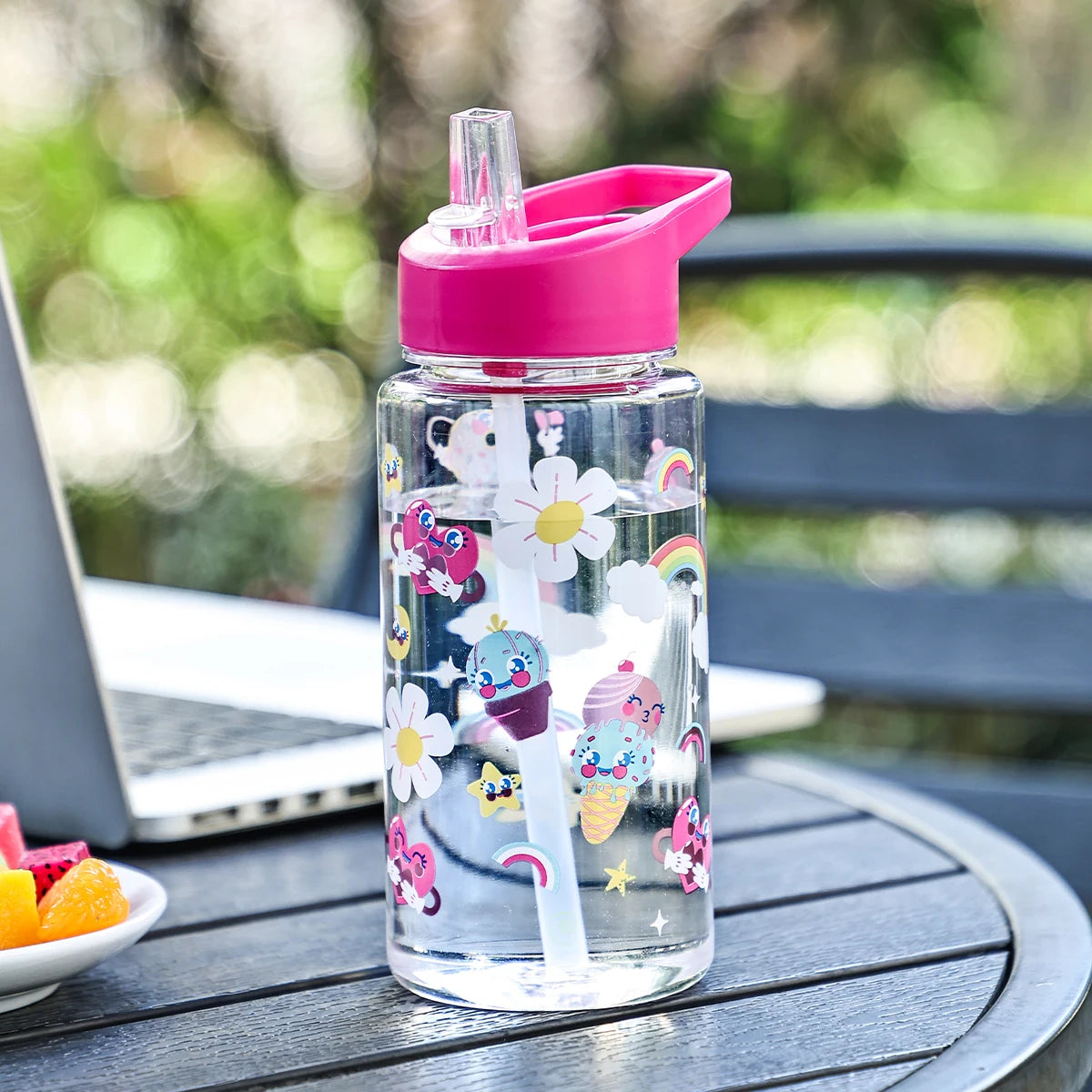Cute Dinosaur Ice Cream Water Bottle | Portable and Fun for Outdoors