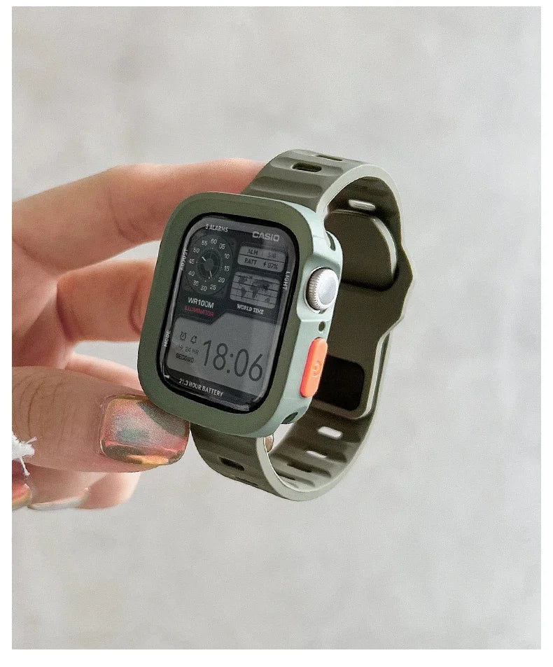 Silicone Case and Strap for Smart Watches | Comfortable & Durable