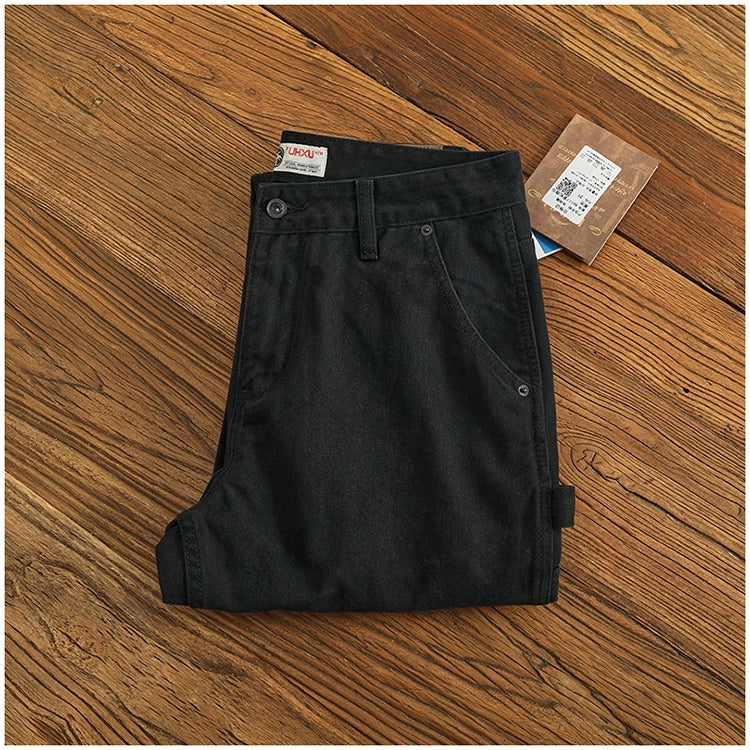 Men's Casual Cotton Twill Cargo Pants | Retro Trendy Style