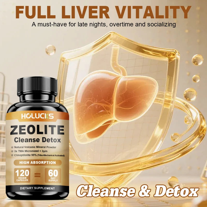 Zeolite Detox Supplement for Kidney Health & Mental Clarity