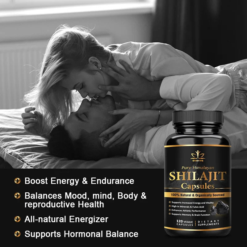 Pure Himalayan Organic Shilajit Supplement for Energy & Immunity