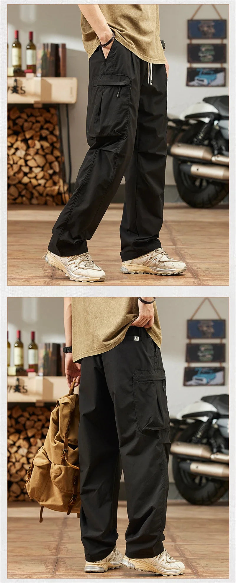 Men's Summer Cargo Pants | Lightweight, Casual & Versatile Fit