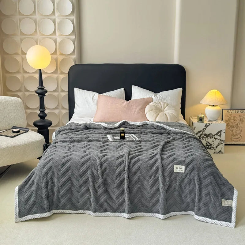 High-Quality Multi-Layer Fleece Blanket | Warm & Cozy Comfort