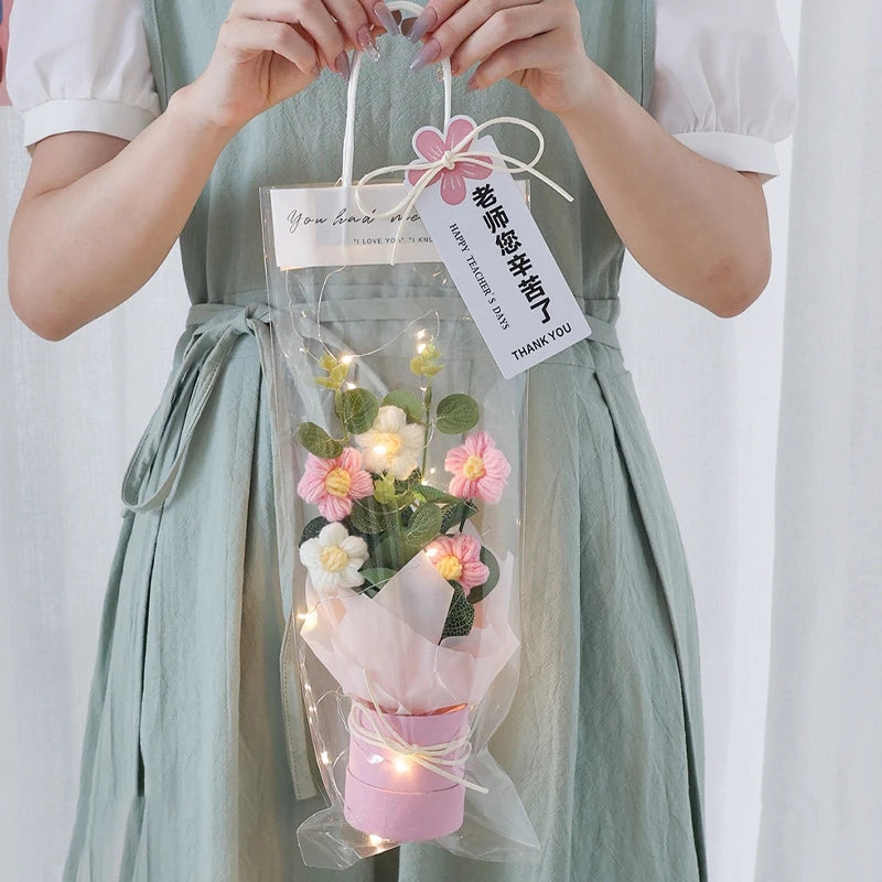 Ramo Eterno de Flores de Ganchillo | El Regalo Perfecto para Cualquier Ocasión